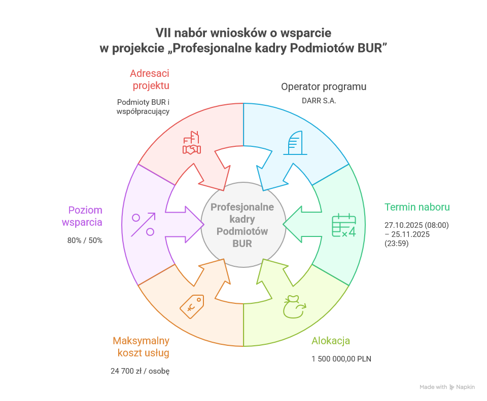 Najważniejsze informacje o naborze Profesjonalne kadry Podmiotów BUR